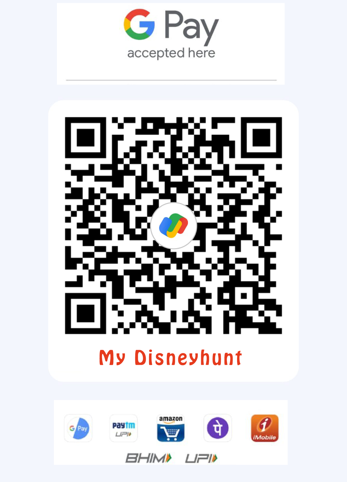 Gpay My Disneyhunt